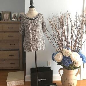 Forever21 Animal Print Top Size Small